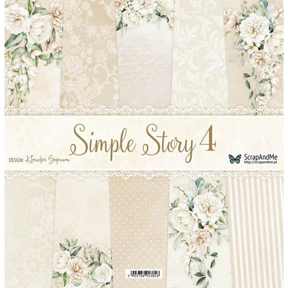 Simple Story 4, 12" x 12" scrapbooking paper pack