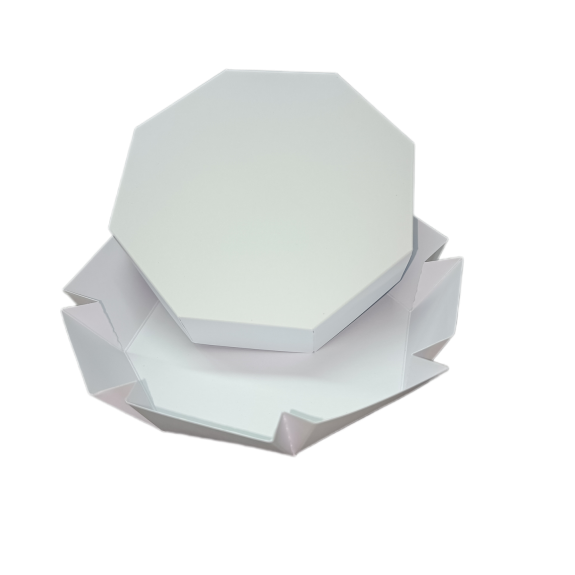 Pudełko ośmiokątne oktagon białe GoatBox