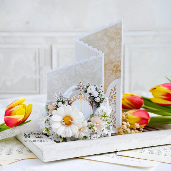 Simple Story 4 -  cover from the 8" x 8" scrapbooking paper pack 2