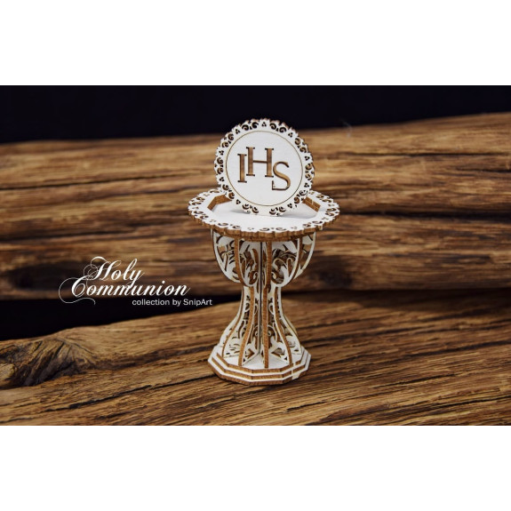 34432 Holy Communion – Kielich z Hostią – Element 3D do boxów
