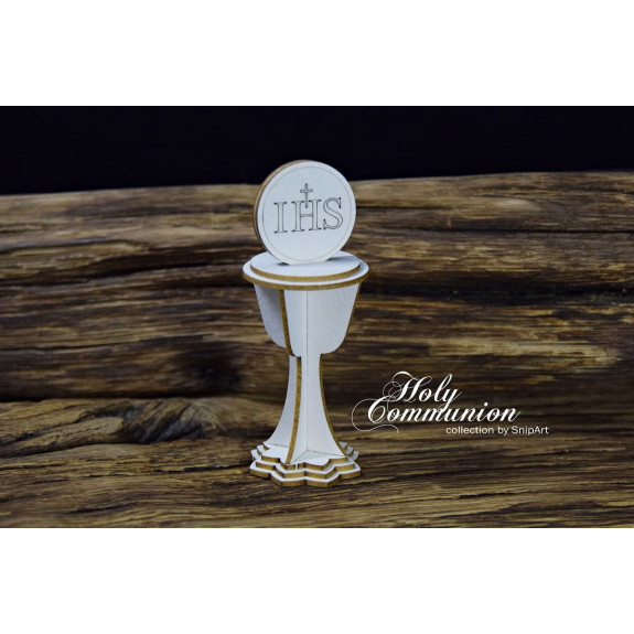 24421 Holy Communion – Kielich 3D z Hostią